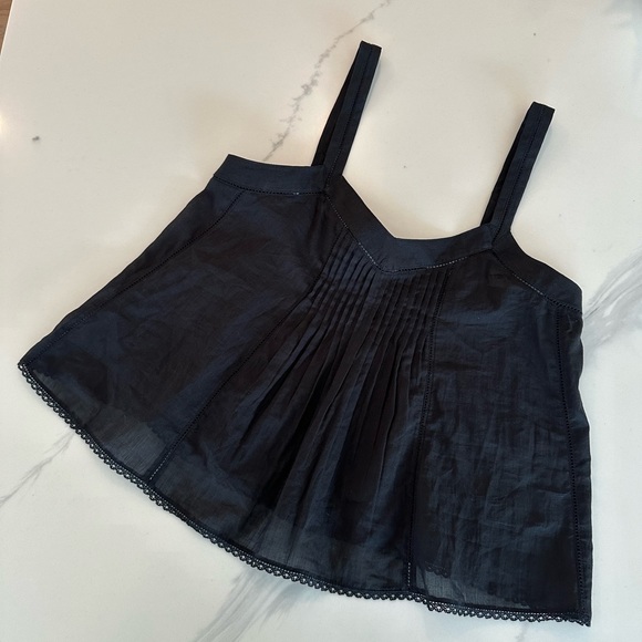 Aritzia Athena XS Black Cotton Cami - Picture 3 of 5